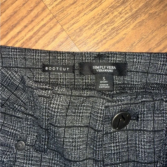 Simply Vera Vera Wang Plaid Pants - Picture 3 of 5